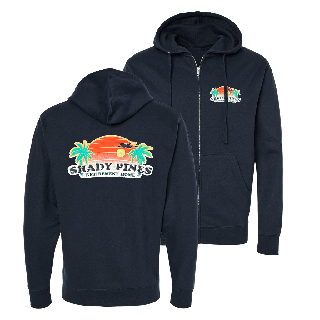 Shady Pines Zip Hoodie (Sunset)